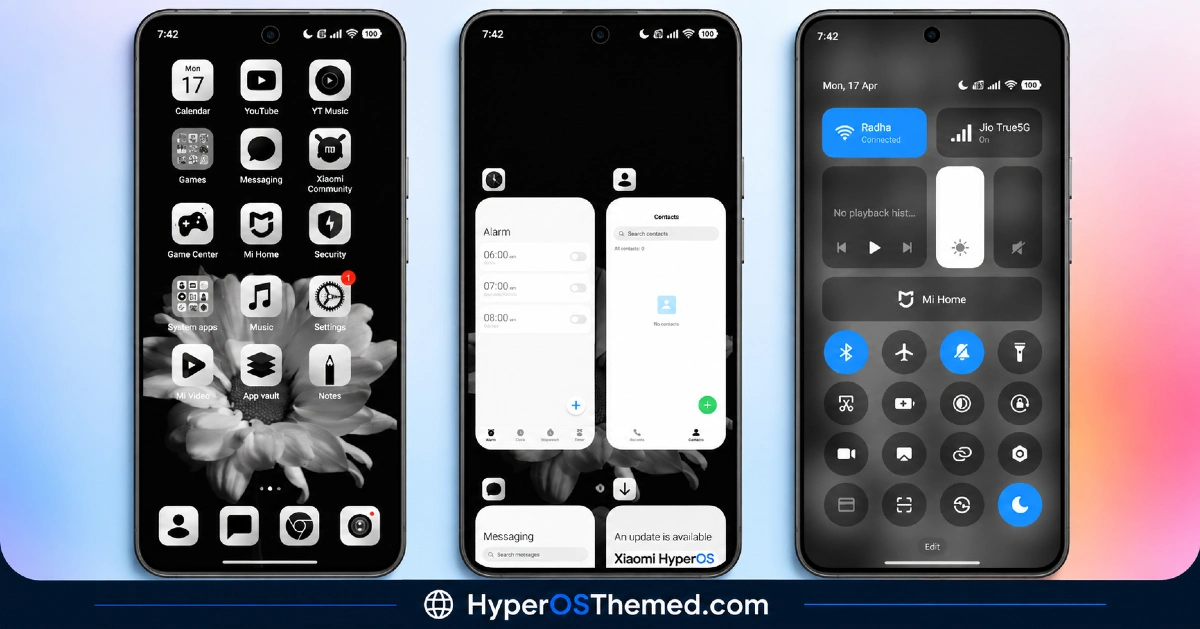 WhiteningStripsV1 HyperOS Theme – Crystal Clear Icons with Deep System Integration for Xiaomi, POCO, Redmi 2