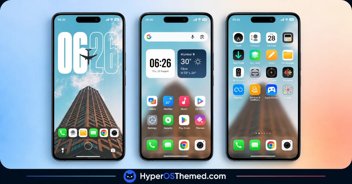 iOS Style Super Surge HyperOS Theme for Xiaomi, POCO and Redmi Phones 2