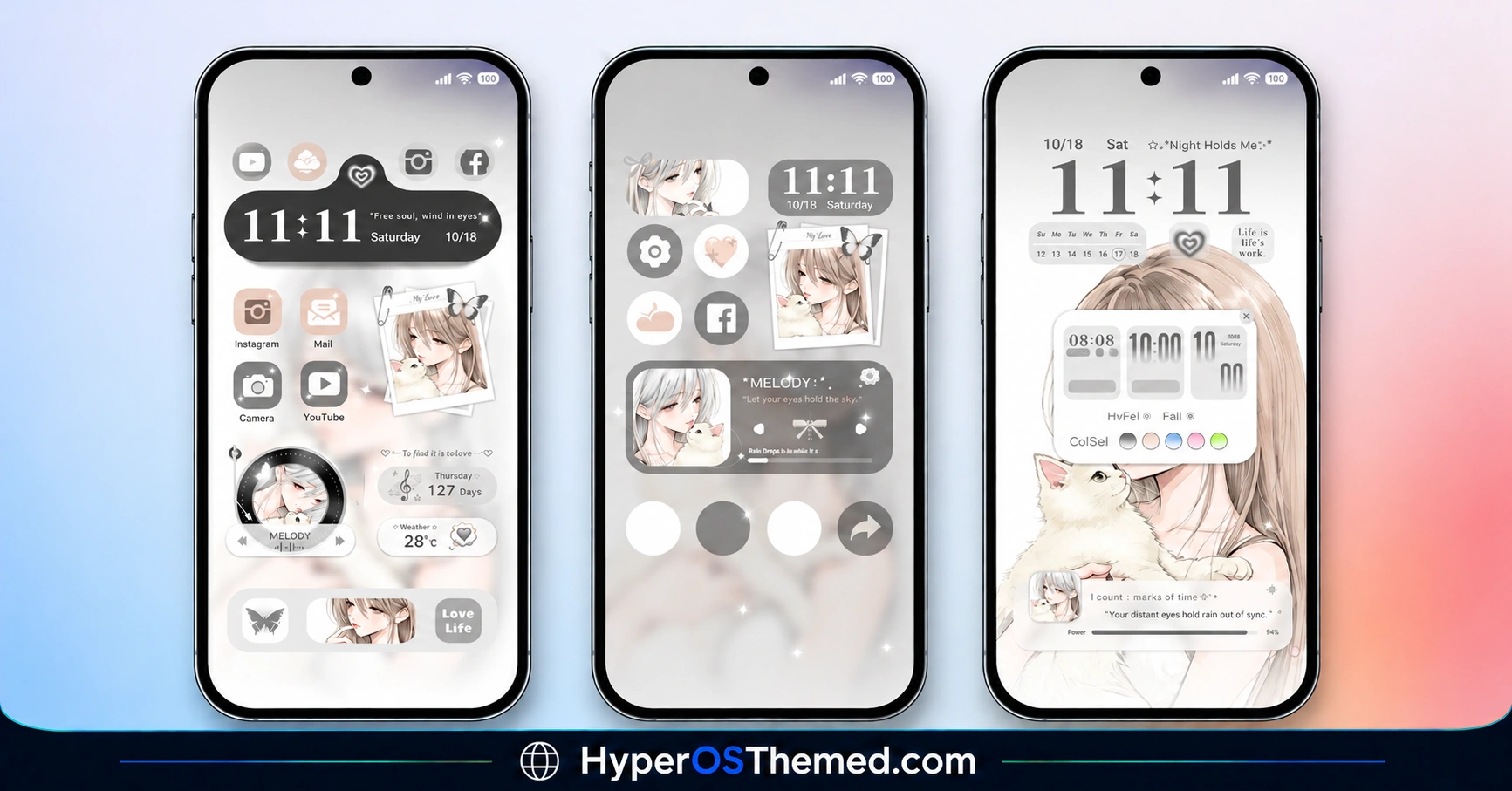 Anime-Inspired Cold Heart HyperOS Theme For Xiaomi, Redmi & POCO 2