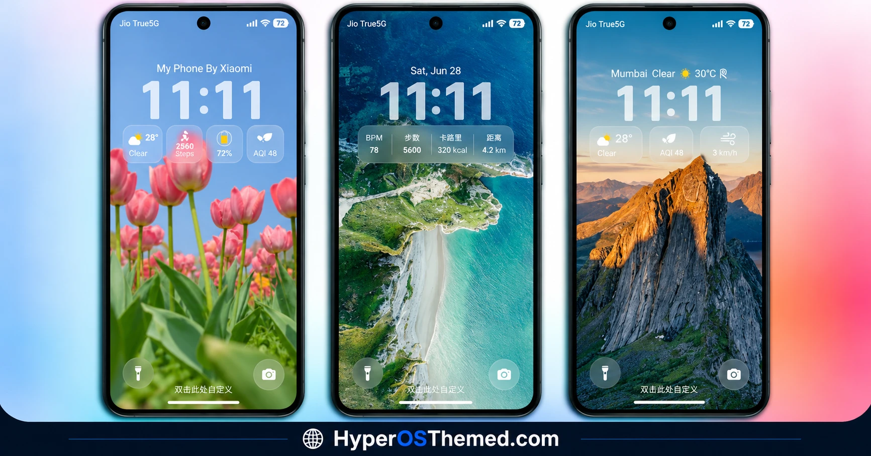 Cool OS Raster Wallpaper HyperOS Theme For Xiaomi, Redmi and POCO 3