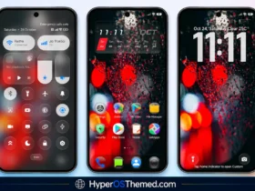 Crimson ObsidianV3 HyperOS Theme with Red Glass Icons and Dark Aesthetics FOR Xiaomi Redmi and POCO