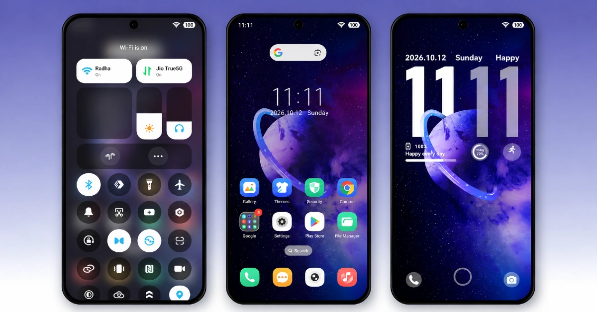 Flowing Star Trail HyperOS Theme For Xiaomi, Redmi and POCO
