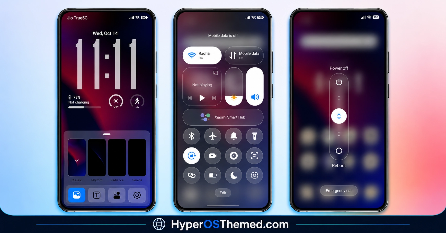Grade H3 HyperOS 3.0 Theme with Custom Icons and a Redesigned Interface For Xiaomi, Redmi & POCO 2