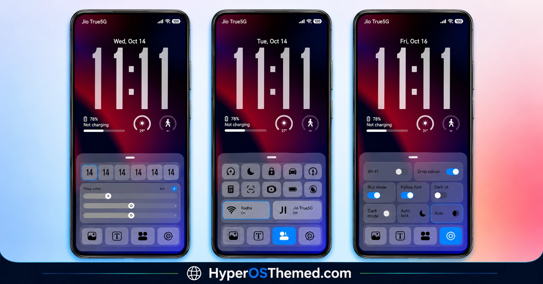 Grade H3 HyperOS 3.0 Theme with Custom Icons and a Redesigned Interface For Xiaomi, Redmi & POCO 3