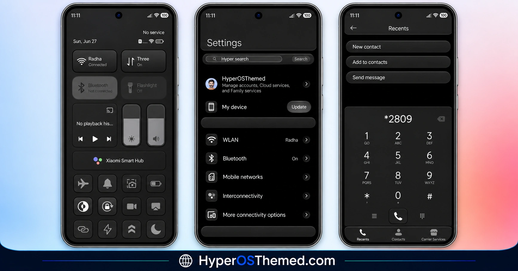 Hyper Grayish 3 HyperOS Theme for xiaomi redmi poco 1