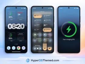 K-C Material HyperOS Theme with Material-Style Icons for xiaomi redmi poco 1
