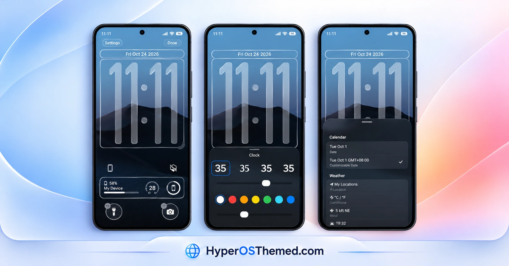 K-C Material HyperOS Theme with Material-Style Icons for xiaomi redmi poco 2