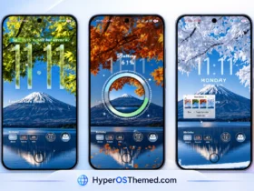 Lake Frame HyperOS Theme with Dynamic Lock Screens and Multi-Wallpaper Designs for Xiaomi, Redmi and POCO 1