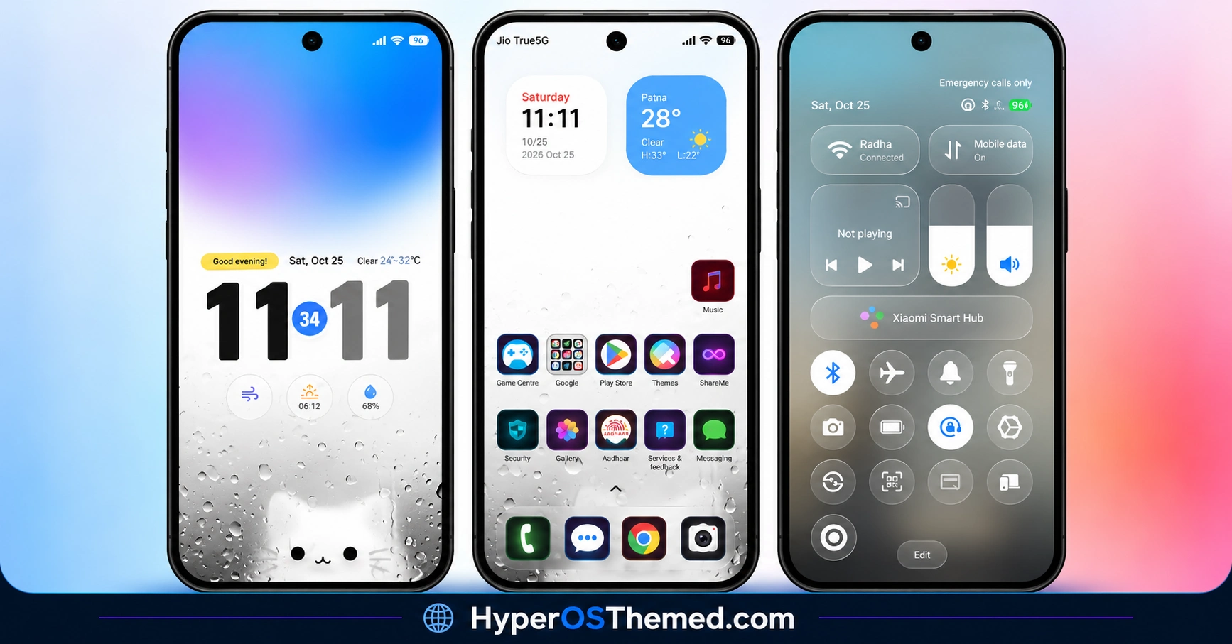 Luxury VK HyperOS Theme with Premium Icons, Custom Clocks and Charging Animation 1