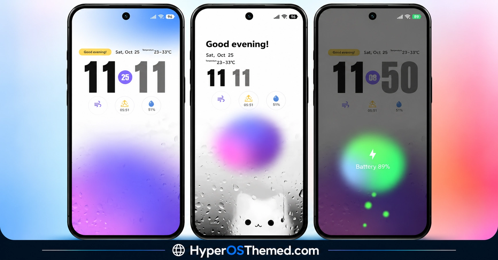 Luxury VK HyperOS Theme with Premium Icons, Custom Clocks and Charging Animation 2