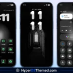 OX EMG Theme with Minimal Black Glass UI For Xiaomi HyperOS