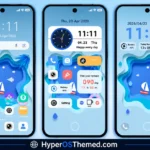 Paper Sea Breeze HyperOS Theme with 3D Paper Style Widgets & Sea Design for Xiaomi, POCO, Redmi 1