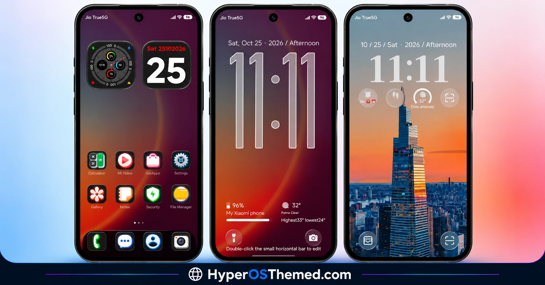 Premium sk dark HyperOS Theme for Xiaomi, Redmi & POCO 1