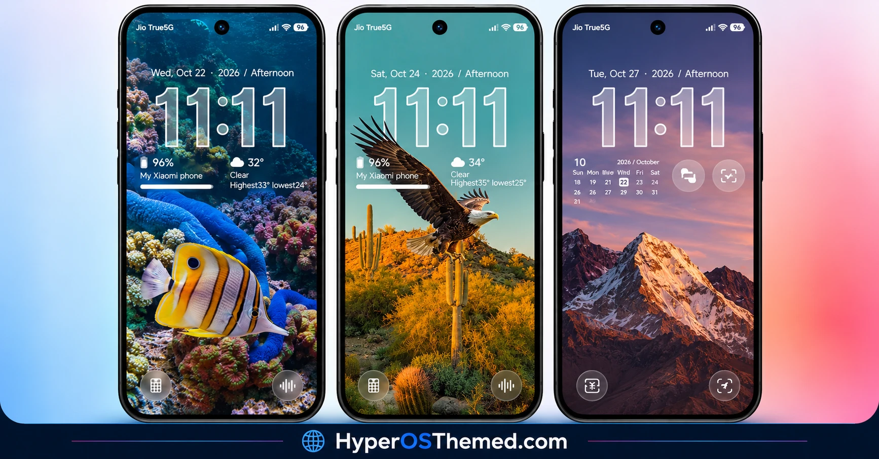 Premium sk dark HyperOS Theme for Xiaomi, Redmi & POCO 3