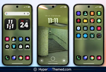 S4u10 HyperOS Theme with a Stylish Lock Screen and Custom Icons for xiaomi remi and poco devices 1