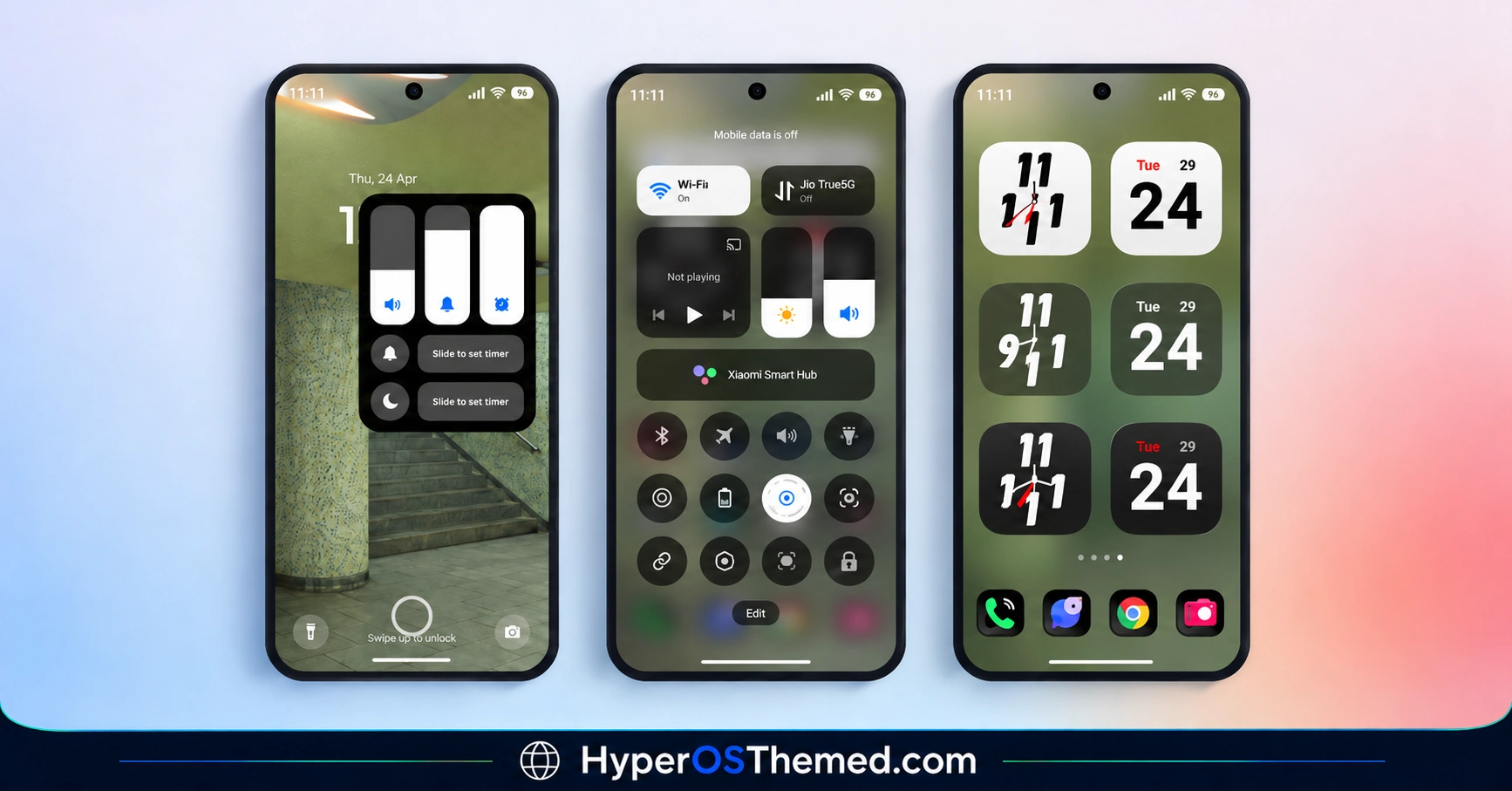 S4u10 HyperOS Theme with a Stylish Lock Screen and Custom Icons for xiaomi remi and poco devices 2