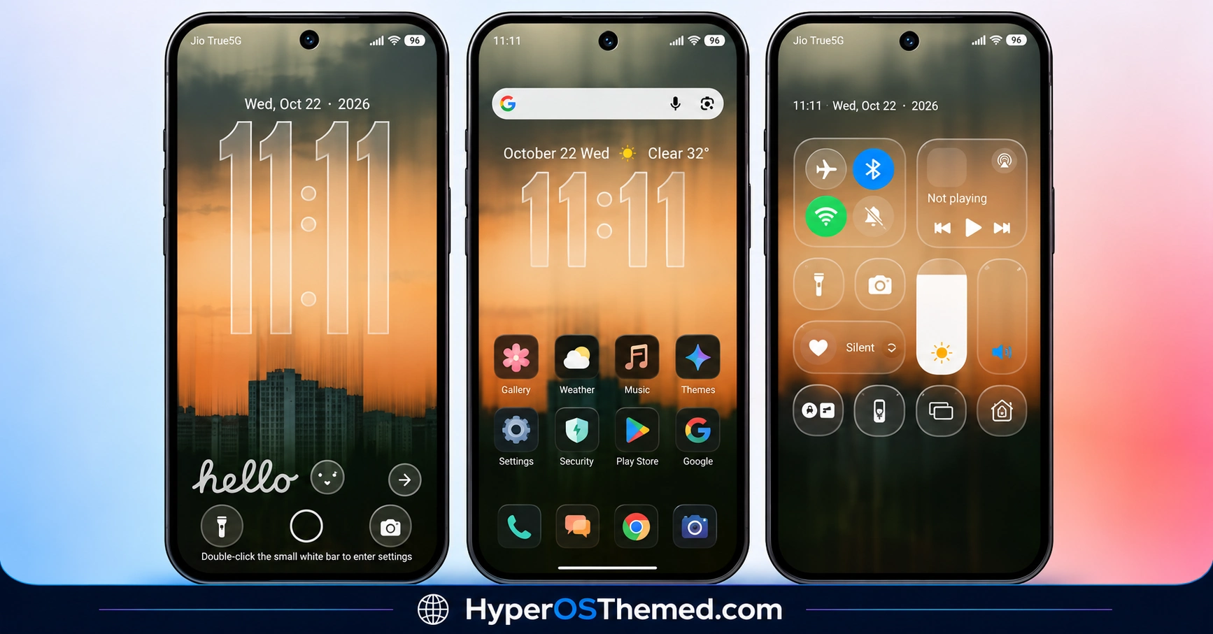 S4u24 HyperOS Theme with Custom Lock Screen, Redesigned Icons and Control Centre 3