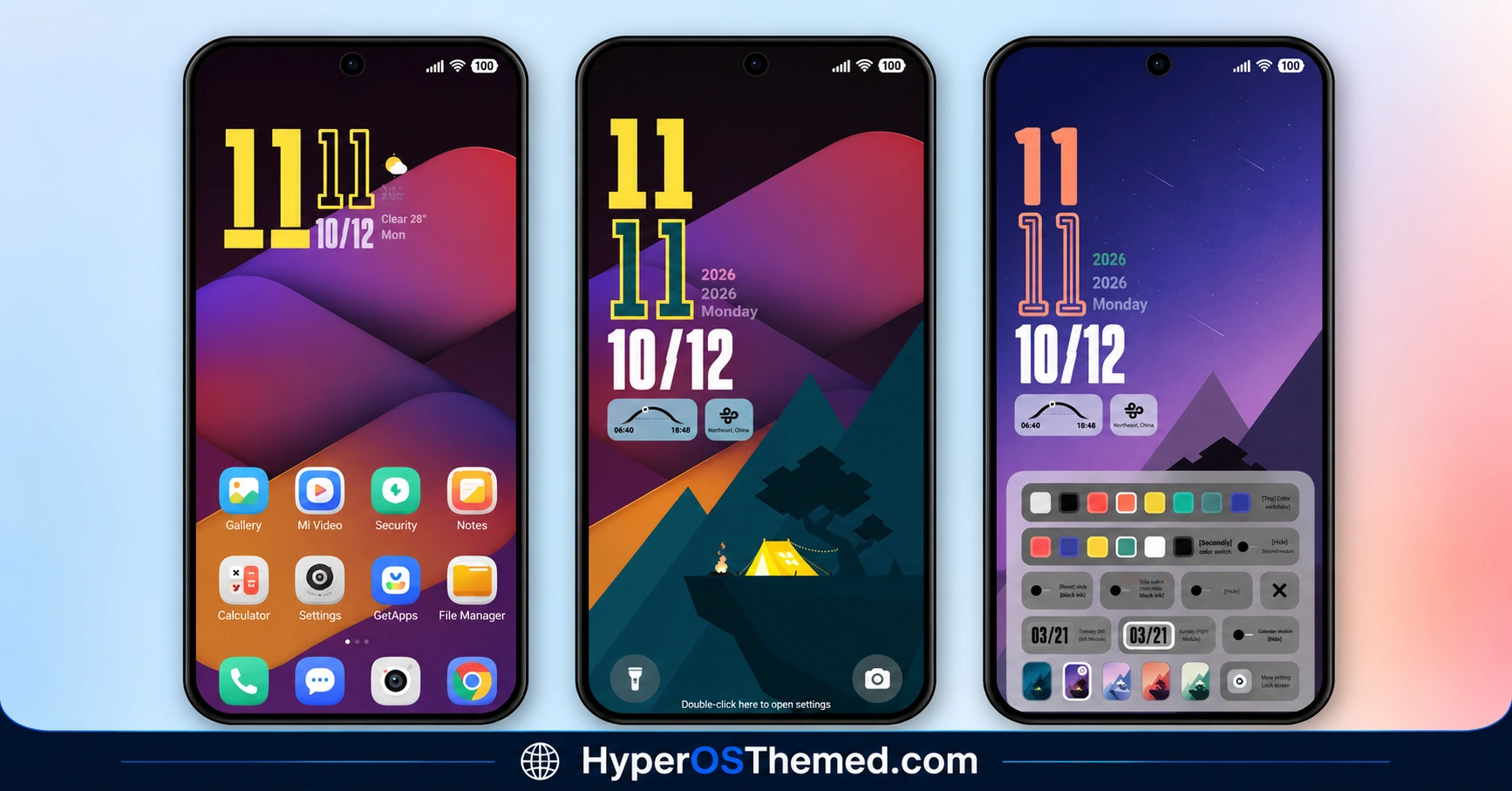 Sky Suhel HyperOS Theme with Dynamic Lock Screen for Xiaomi, POCO, Redmi