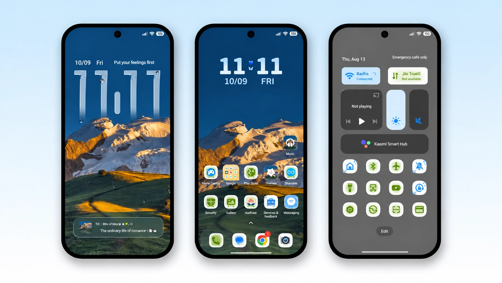Snow Peak HyperOS Theme with Dynamic Lock Screen, GIF Effects and Custom Widgets For Xiaomi Redmi and POCO 1