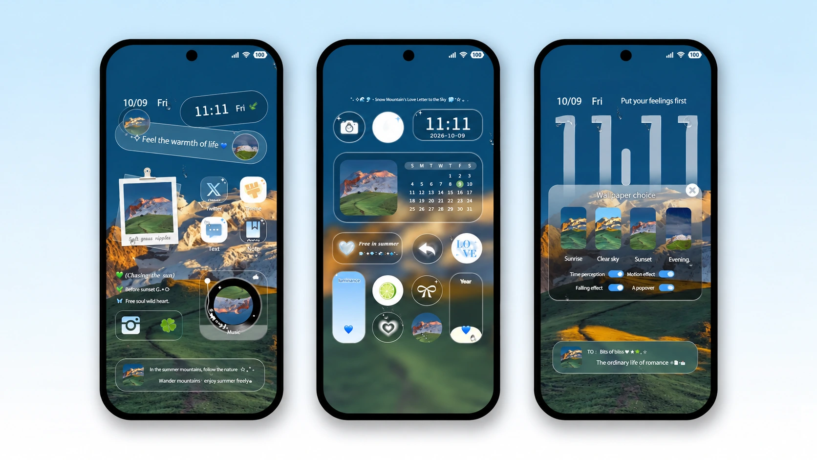 Snow Peak HyperOS Theme with Dynamic Lock Screen, GIF Effects and Custom Widgets For Xiaomi Redmi and POCO 2