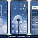 VK Blue Bloom HyperOS Theme With Blue Gradient Wallpapers For Xiaomi, Redmi and POCO