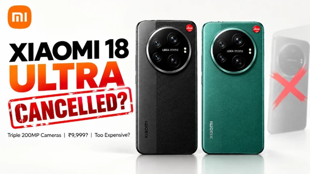 Xiaomi 18 Ultra Cancelled This Camera Beast Is Discontinued