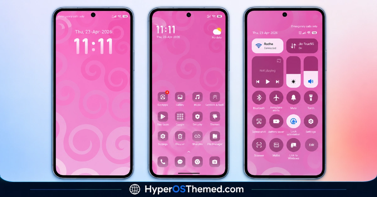 Yut18 v26 HyperOS Theme – Clean iOS-Inspired Minimalism for Xiaomi, POCO, Redmi