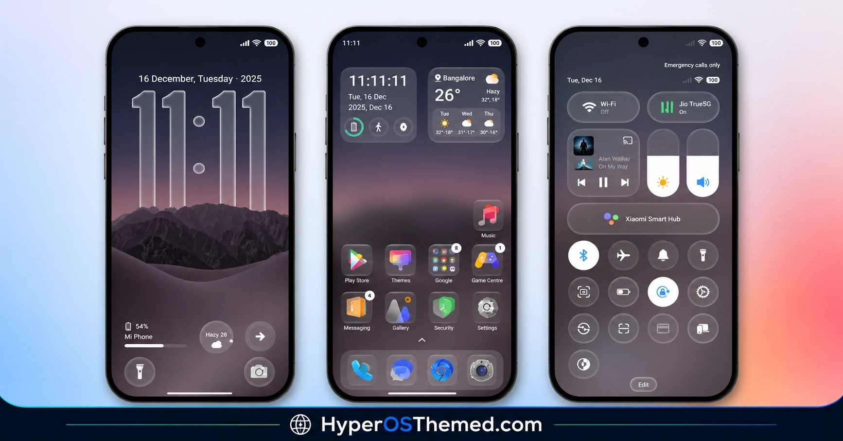 iOS-Style GRAM HyperOS Theme for Xiaomi, Redmi & POCO 1