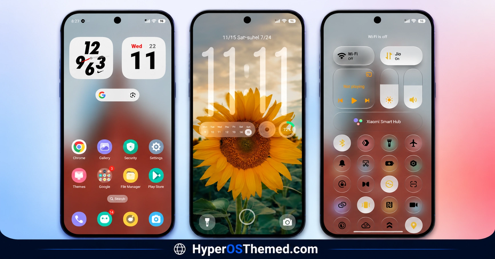 s4u11 HyperOS Theme with Custom Lock Screen, Premium Icons and Widgets 2