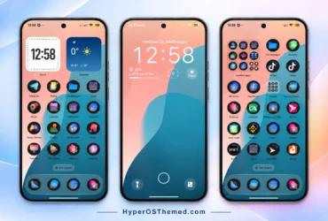 s4u12 HyperOS Theme with Minimal Wave Wallpapers and Advanced Customisation